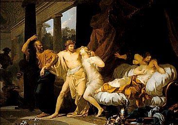  Socrate arrachant Alcibiade du sein de la Volupte
